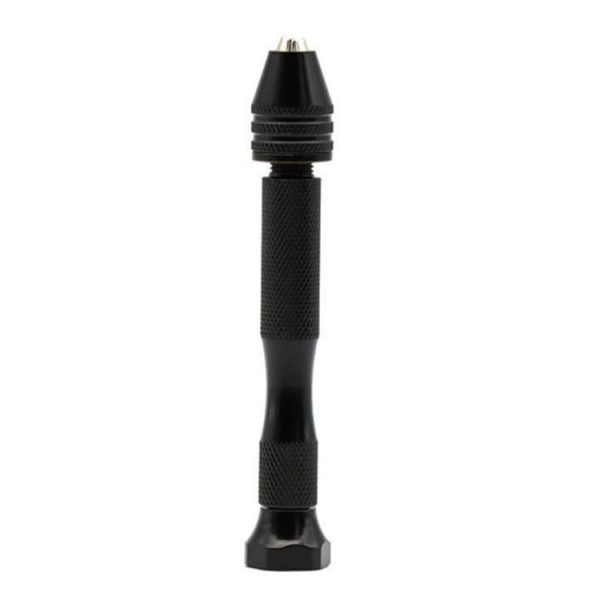 11 In1 Mini Manual Drill With Drill Plastic Walnut Wenwan Punching Tool - Image 3
