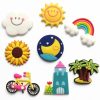 10 PCS Home Fridge Magnets Decorative Message Stickers Children Whiteboard Stickers (Rainbow) - Image 3