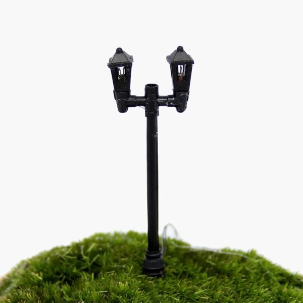 10 PCS Moss Micro Llandscape Decoration Succulent Ecological Bottle Bonsai Pot Model Lamp Ornament (Double Lights up Four Corners Head) - Image 2
