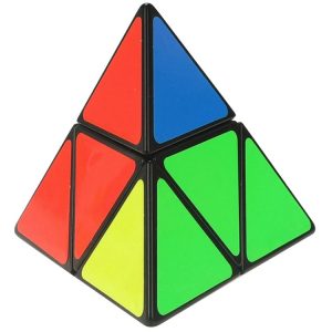 Creative Shaped Second-order Triangular Tetrahedron Magic Cube Children Educational Toys (Black)