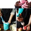 4 in 1 Silicone Icing Piping Cream Pastry Bag Nozzle DIY Cake Decorating Tools Set (EVA Bag White 4 Mixed) - Image 8
