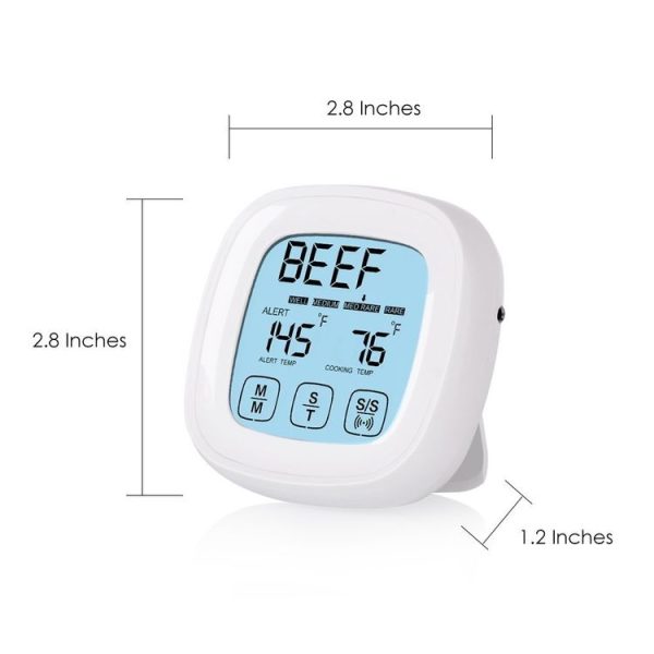 Home Tactile Screen Electronic Barbecue Thermometer Kitchen Food Therapeutic Timer - Image 5