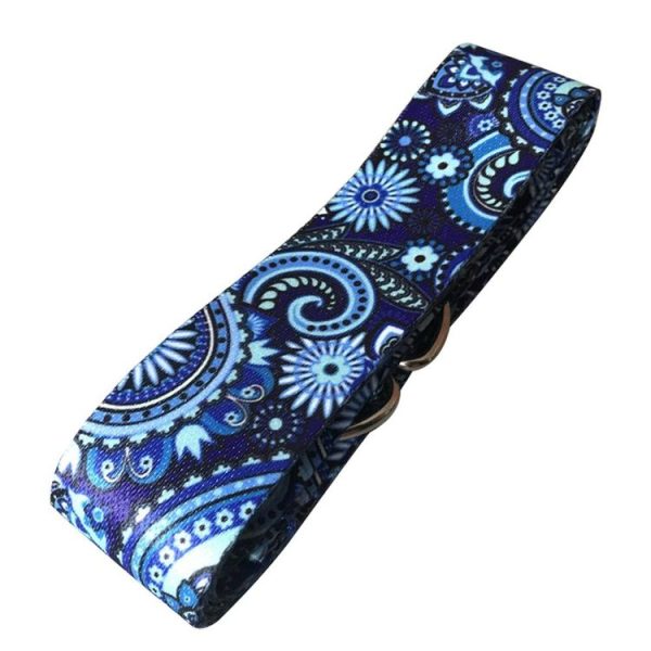 Color Pattern Stretch Band Yoga Stretch Band, Size: 185 x 3.8cm (Blue) - Image 3