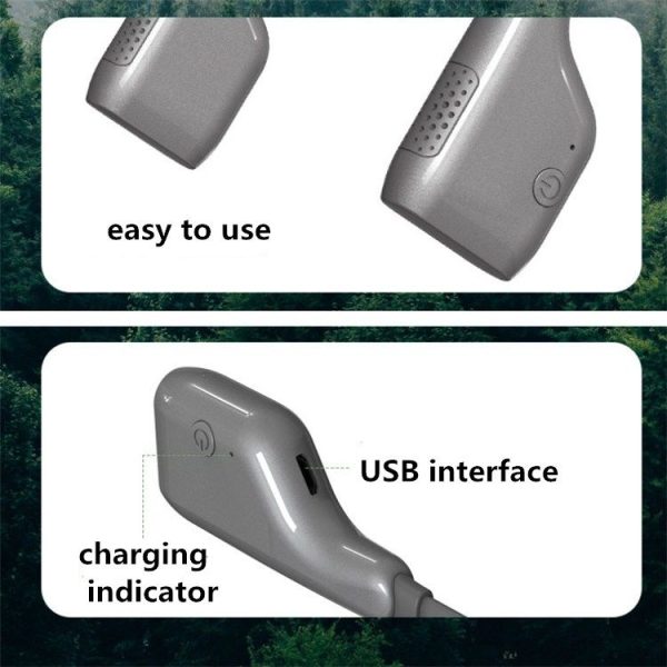 Hanging Neck Negative Ion Air Purifier Portable Household Formaldehyde Removal Portable Purifier (Black) - Image 9