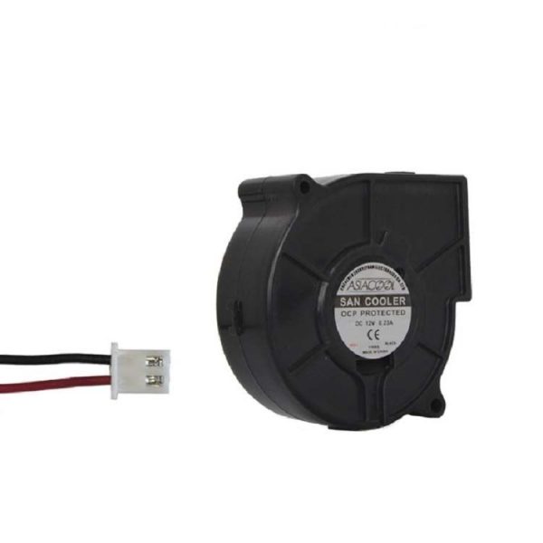 ASIACOOL Silent Turbo Blower Fan, Specification: 7530 12V
