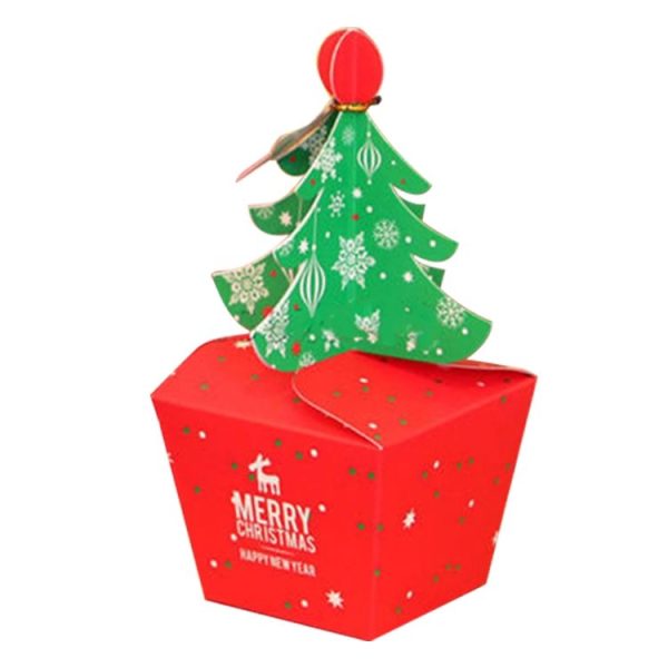 5 PCS Creative Small Christmas Candy Box Peace Fruit Gift Box - Image 2