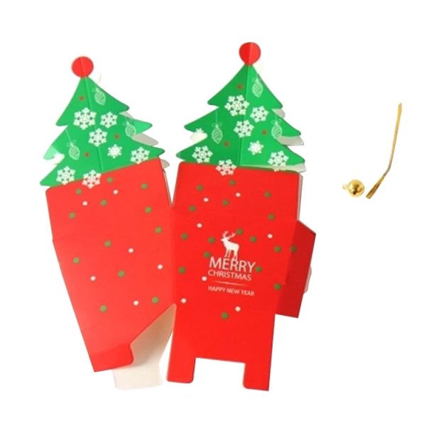 5 PCS Creative Small Christmas Candy Box Peace Fruit Gift Box - Image 3