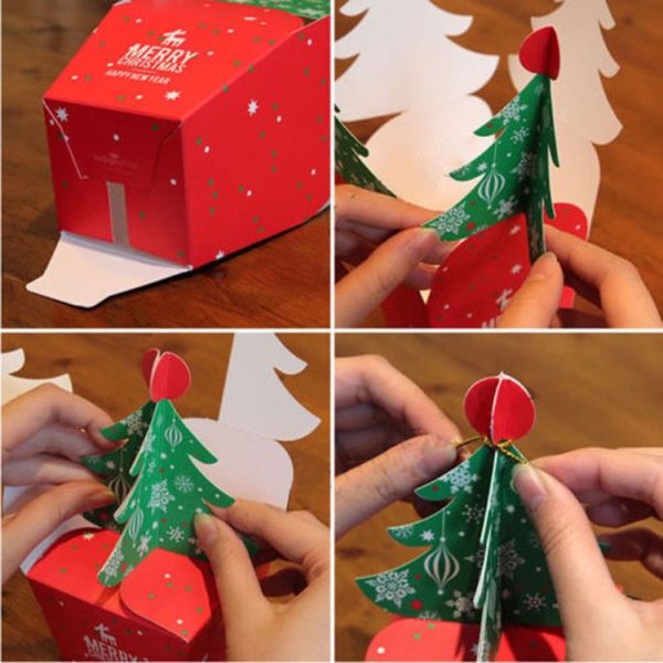 5 PCS Creative Small Christmas Candy Box Peace Fruit Gift Box - Image 4