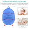 Baby Shower Shampoo Silicone Massage Brush (Pink) - Image 4