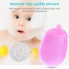 Baby Shower Shampoo Silicone Massage Brush (Pink) - Image 6