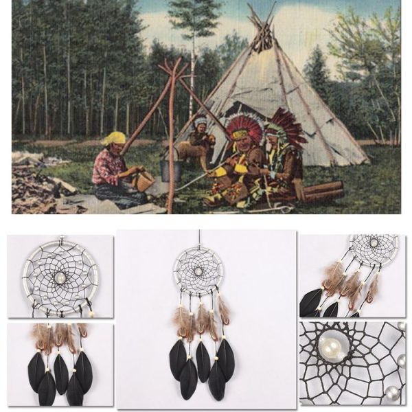 Creative Hand-Woven Crafts Dream Catcher Home Car Wall Hanging Decoration - Image 6