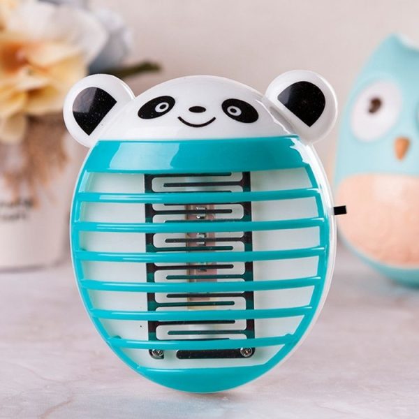Cute Household Mosquito Killer Lamp LED Light Anti Mosquito Bug Zapper Insect Muggen Killer Night Light Colorful EU Plug (Blue) - Image 2