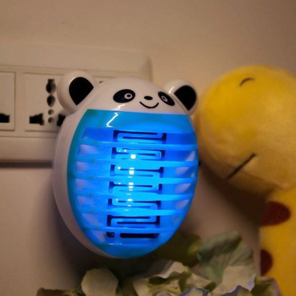 Cute Household Mosquito Killer Lamp LED Light Anti Mosquito Bug Zapper Insect Muggen Killer Night Light Colorful EU Plug (Blue) - Image 6