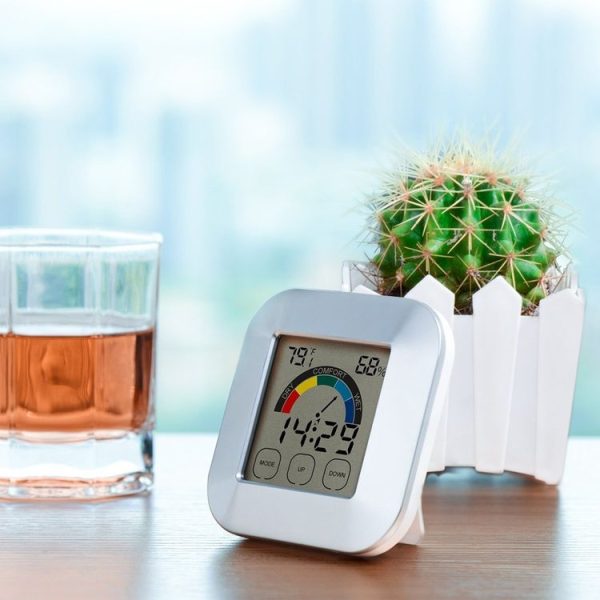 2 PCS Indoor Thermometer Humidity Monitor Touchscreen Backlight Timer Smart Digital Hygrometer Thermometer - Image 5