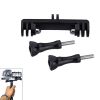 Double Bracket with Screw Mount Adapter for GoPro Hero11 Black / HERO10 Black / 9 Black / 8 Black / 7 / 6 / 5 / 5 Session / 4 Session / 4 / 3+ / 3 / 2 / 1, DJI Osmo Action and Other Action Cameras - Image 2