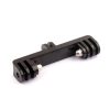 Double Bracket with Screw Mount Adapter for GoPro Hero11 Black / HERO10 Black / 9 Black / 8 Black / 7 / 6 / 5 / 5 Session / 4 Session / 4 / 3+ / 3 / 2 / 1, DJI Osmo Action and Other Action Cameras - Image 5