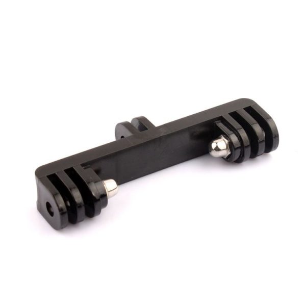 Double Bracket with Screw Mount Adapter for GoPro Hero11 Black / HERO10 Black / 9 Black / 8 Black / 7 / 6 / 5 / 5 Session / 4 Session / 4 / 3+ / 3 / 2 / 1, DJI Osmo Action and Other Action Cameras - Image 5