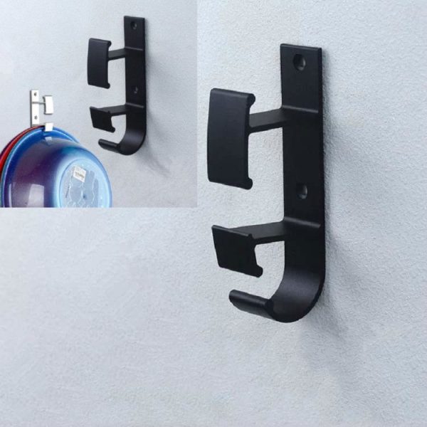 Creative Hook for Bathroom Wall-mounted Washbasin, Color: Black Sand (Double-sided Tape)