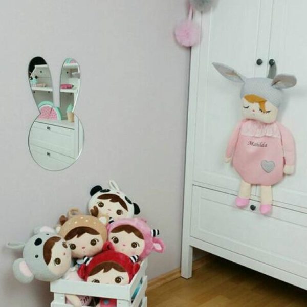Creative Home Baby Room Children Room Cartoon Acrylic Mirror Pendant Decoration, Style: Rabbit (20x37x0.3 cm) - Image 3