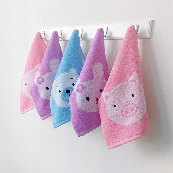 Cute Animal Style Cartoon Embroidered Towel (Rabbit) - Image 7