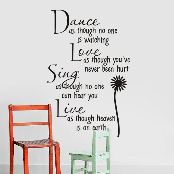 Removable PVC Wall Stickers Home Decor Bedroom DIY Wall Stickers Art - Image 2