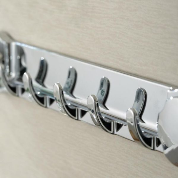Suction Cup Hook Bathroom Towel Hook Multifunctional Row Hook (Chrome) - Image 4