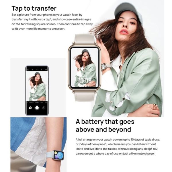 Original Huawei WATCH FIT 2 Smart Sports Watch, Color: Vibrant Blue - Image 4