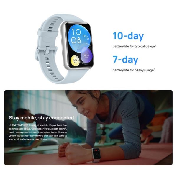 Original Huawei WATCH FIT 2 Smart Sports Watch, Color: Vibrant Blue - Image 5