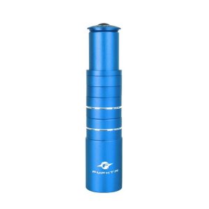 FMFXTR Mountain Bike Handlebar Aluminum Alloy Height Increaser, Increase Height: 11.4cm (Blue)