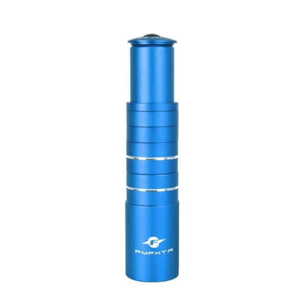 FMFXTR Mountain Bike Handlebar Aluminum Alloy Height Increaser, Increase Height: 11.4cm (Blue)