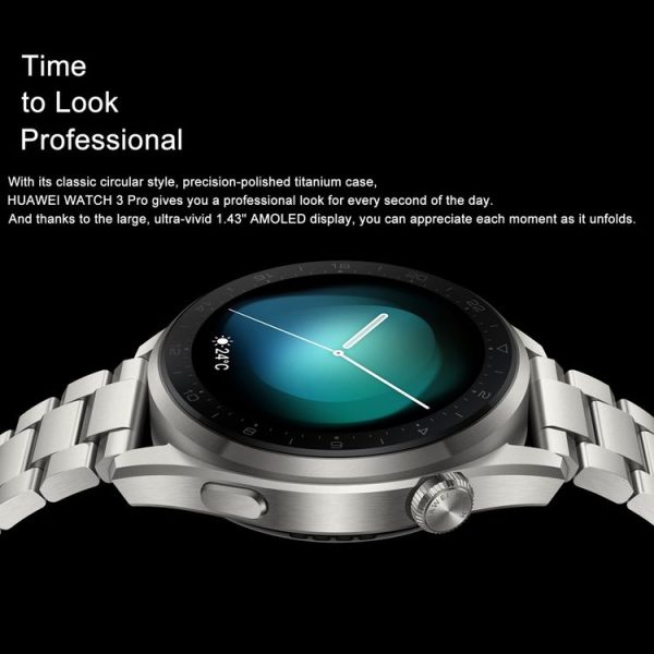 Original HUAWEI WATCH 3 Pro Smart Sports Watch, Color: Enjoyable Gray - Image 3