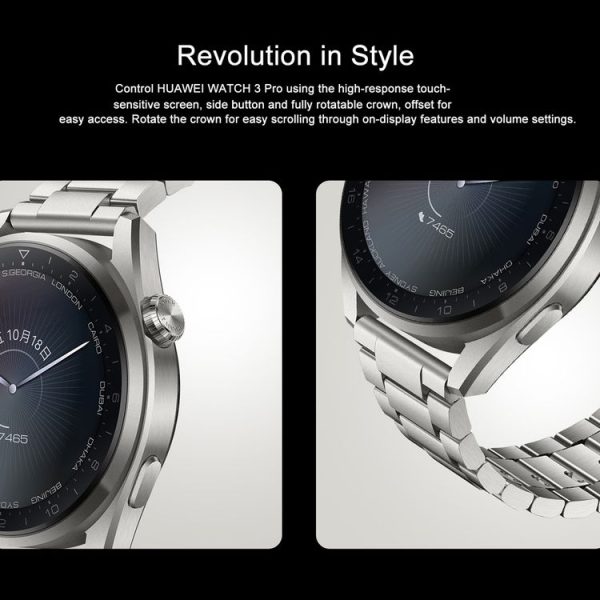 Original HUAWEI WATCH 3 Pro Smart Sports Watch, Color: Enjoyable Gray - Image 4