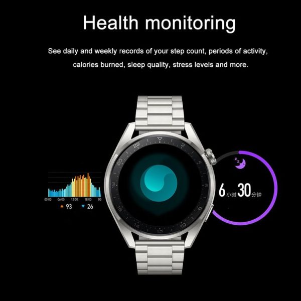 Original HUAWEI WATCH 3 Pro Smart Sports Watch, Color: Enjoyable Gray - Image 7