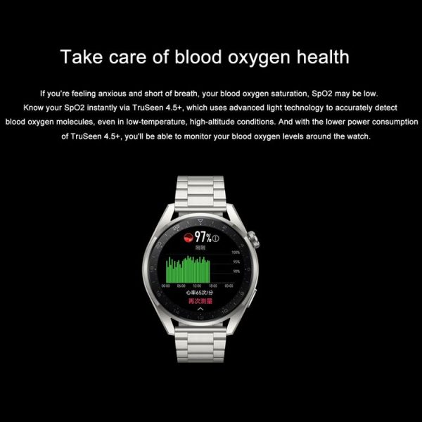 Original HUAWEI WATCH 3 Pro Smart Sports Watch, Color: Enjoyable Gray - Image 9
