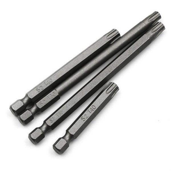 11pcs / Set 100mm Plum Blossom Hollow Bit Multifunctional Peeling Bit Set - Image 5