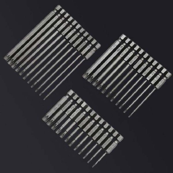 11pcs / Set 100mm Plum Blossom Hollow Bit Multifunctional Peeling Bit Set - Image 8