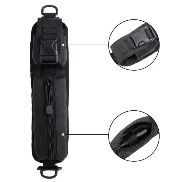 Outdoor Sports Backpack Shoulder Strap Phone Bag Sundry Kit, Size: One Size (Black) - Image 3