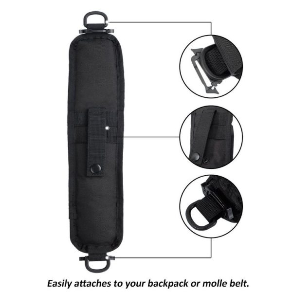 Outdoor Sports Backpack Shoulder Strap Phone Bag Sundry Kit, Size: One Size (Black) - Image 4
