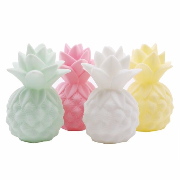 3 PCS Silicone Pineapple Desktop Decoration LED Night Light (Pink) - Image 6