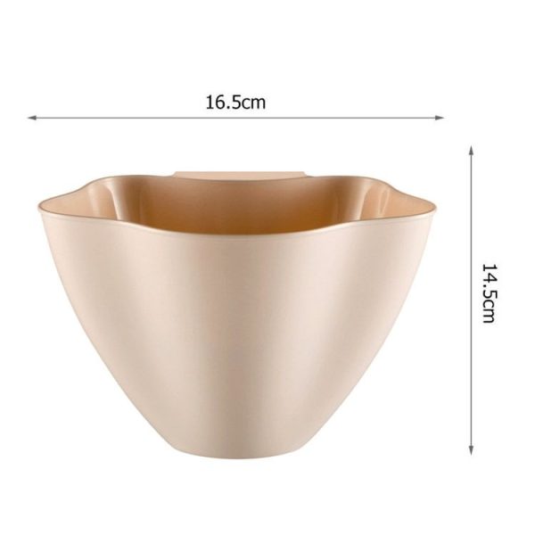 Kitchen Cupboard Back Garbage Bin Cabinet Door Garbage Trash Storage Hanging Trash Rack (Pink) - Image 2