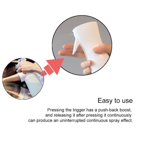 300ML Hair Spray Bottle Empty Plastic Trigger Spray Bottle Hair Sprinkler Water Mister - Image 5