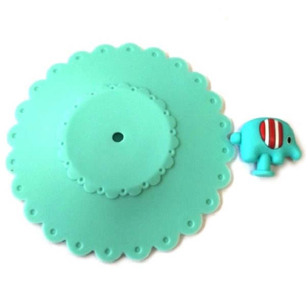 Cartoon Elephant Dustproof and Leakproof Silicone Cup Lid - Image 4