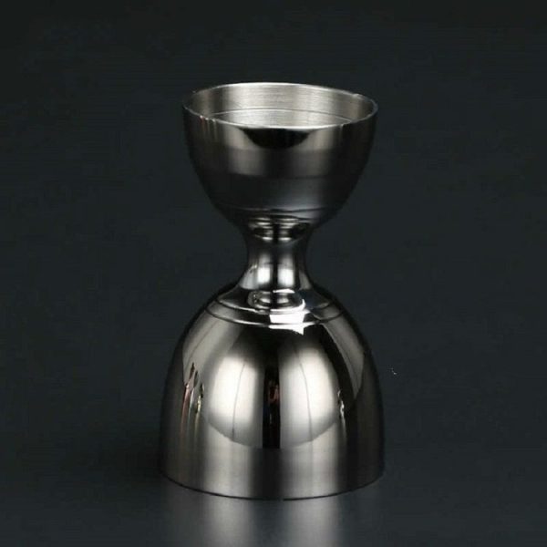 Stainless Steel Wine Measurer Ounce Cup Mixing Measuring Cup, Color: Gun Black