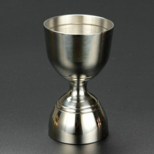 Stainless Steel Wine Measurer Ounce Cup Mixing Measuring Cup, Color: Mirror Light