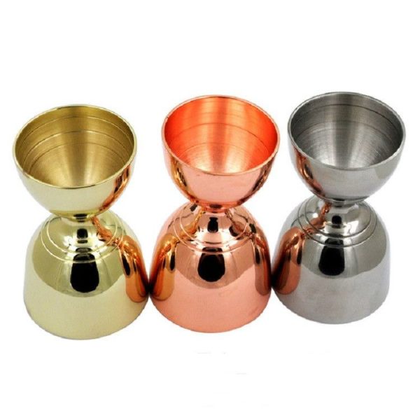 Stainless Steel Wine Measurer Ounce Cup Mixing Measuring Cup, Color: Mirror Light - Image 3
