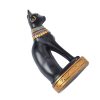 3 PCS Mini Cat Pharaoh Figurine Statue Craft Vintage Gift - Image 3