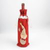 2 PCS Christmas Decorations Bar Christmas Eve Wine Set Creative Christmas Bottle Bag (Red) - Image 3