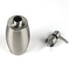 SH158 350ml Stainless Steel Soap Dispenser Oval Hand Sanitizer Bottle - Image 3