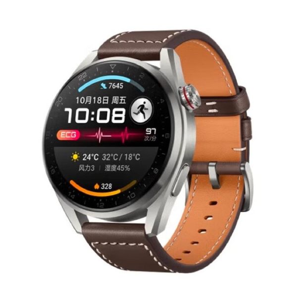 Original HUAWEI WATCH 3 Pro New Smart Sports Watch, Color: Fashion Brown