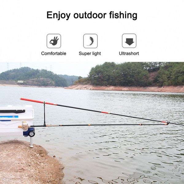 Vertical String Carbon Bracket Fishing Rod Bracket, Specification: 2.1m - Image 4